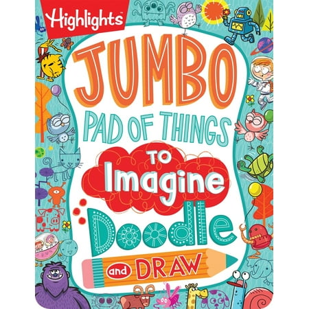 Doodle Draw Art Christmas Highlights(tm) Jumbo Books & Pads: Jumbo Pad of Things to Imagine, Doodle, and Draw (Paperback) ()
