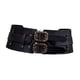 thumbnail image 4 of Cinturón de corsé de cuero para mujer Yinane ajustable para la cintura Halloween Negro, 4 of 8