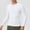 White, variant on Men's UPF 50+ Compression Long Sleeve Sun Protection Shirt High Stretch Quick Dry UV Block Breathable Athletic Workout Gym Running Outdoor Performance Top