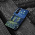 thumbnail image 4 of WIRESTER Shockproof Soft Rubber Cover Case for Samsung Galaxy S24 FE 6.7", Starry Night Over The Rhone, 4 of 5