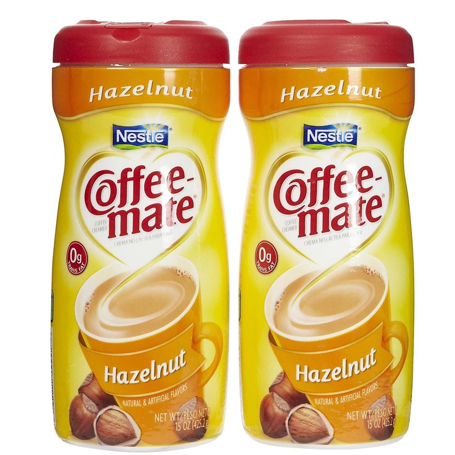 Nestle Coffee Mate Hazelnut Powder Coffee Creamer 15 Oz, Pack of 2 With