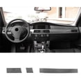 thumbnail image 5 of Tiras de panel de tablero lateral de control central Embellecedor de cubierta interior de fibra de carbono para BMW- Serie 5 E60 2004-2010 LHD, 5 of 5