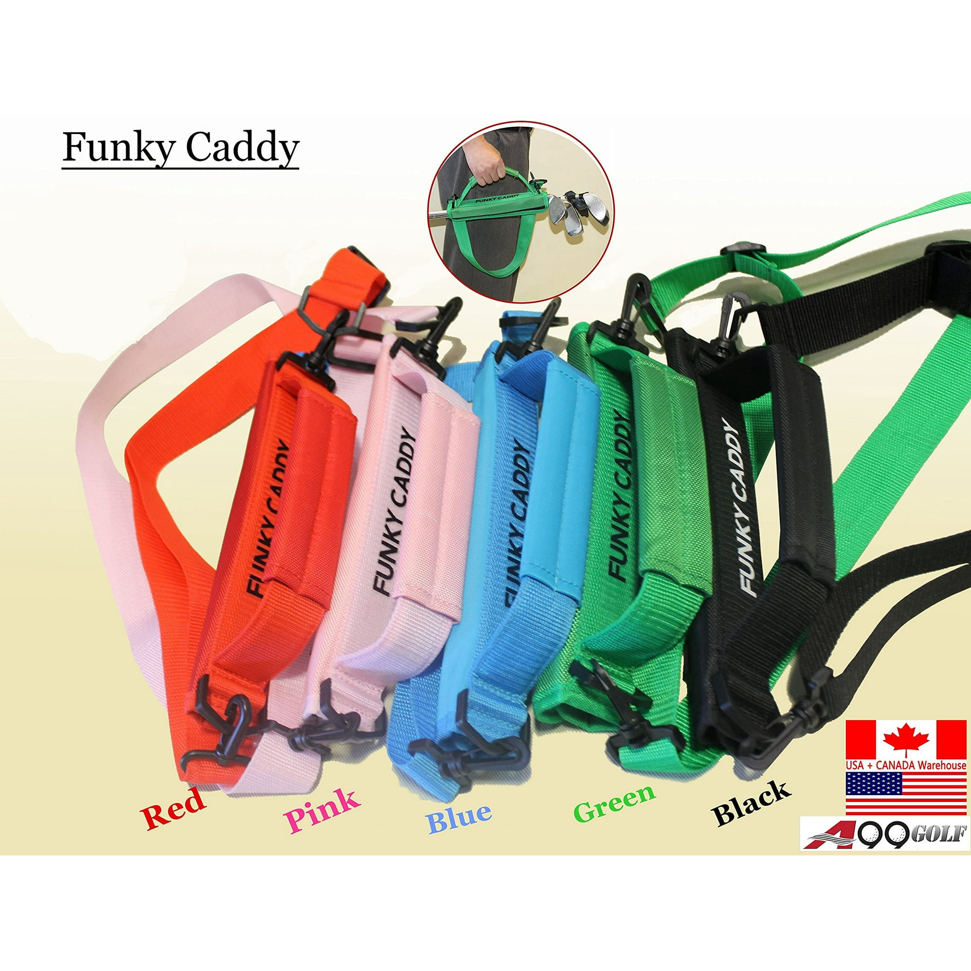 A99 Golf C12 Bleu Funky Caddy Mini Club de Golf Sac de Transport