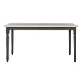 thumbnail image 2 of Pemberly Row Contemporary Wood Dining Table in Smokey White and Dark Gray, 2 of 8
