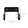 thumbnail image 4 of Ironing Board Hanger Wall Mount Black Ironing Board Holder Storage Wall Rack, 4 of 8