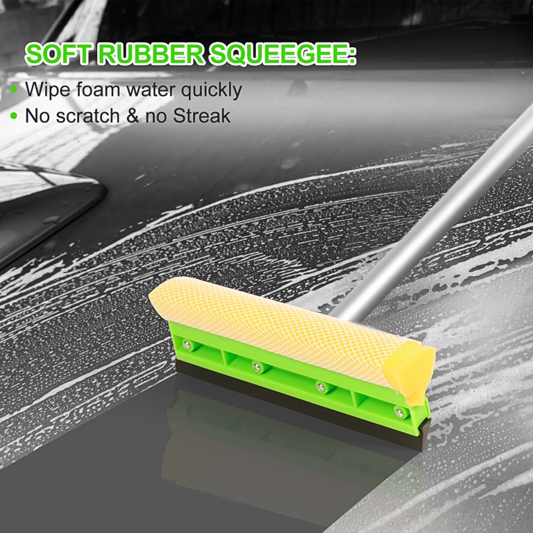 Wontolf 62'' Car Wash Mop Mitt Car Wash Brush Kits with Long Handle  Windshield Window Squeegee Car Microfiber Duster Long Handle Microfiber  Towels Cleaning Cloth Car Washing Supplies for RV SUV Cars 