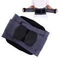 thumbnail image 1 of Cinturón de soporte lumbar ANGGREK ajustable elástico gris Azul para espalda de apoyo hombre mujer S M L XL XXL, 1 of 8