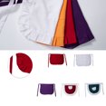 thumbnail image 4 of pitrice Polyester Apron Solid Color Replacement Cute Lace Kitchen Restaurant Coffee House Maid Costume Waitress Half Aprons Wine Red, 4 of 9