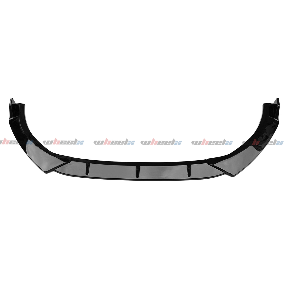 WheelX 3Pcs Front Bumper Lip Compatible with 2021-2025 Kia K5 (Glossy Black), Air Dam Fits for EX LX LXS GT-Line, Lower Chin Splitter Spoiler Protection Body Kit