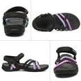 thumbnail image 3 of MEGNYA Hiking Sandals for Women, Comfortable Walking Sandals Hook Loop Strap, Sports Lightweight Slides, 3 of 6