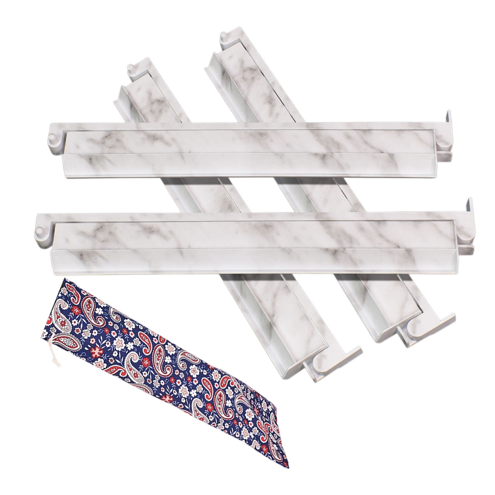 Set Of 4 Piece America Judaic Pack Mahjong Racks Light in Weight And Portable With Push Rod Design