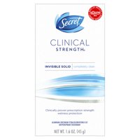 Secret Clinical Strength Antiperspirant and Deodorant for Women Invisible Solid, Completely Clean, 1.6 oz