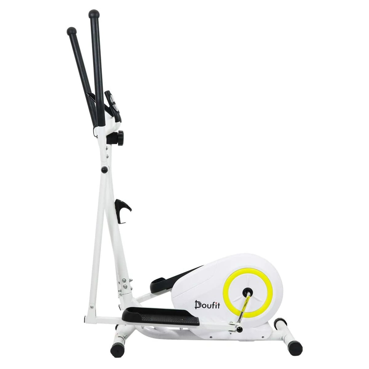Doufit Exercise Machine for Indoor Fitness Gym Workout Adjustable Magnetic Elliptical Cross Trainer with LCD Monitor and Pulse Sensors Walmart
