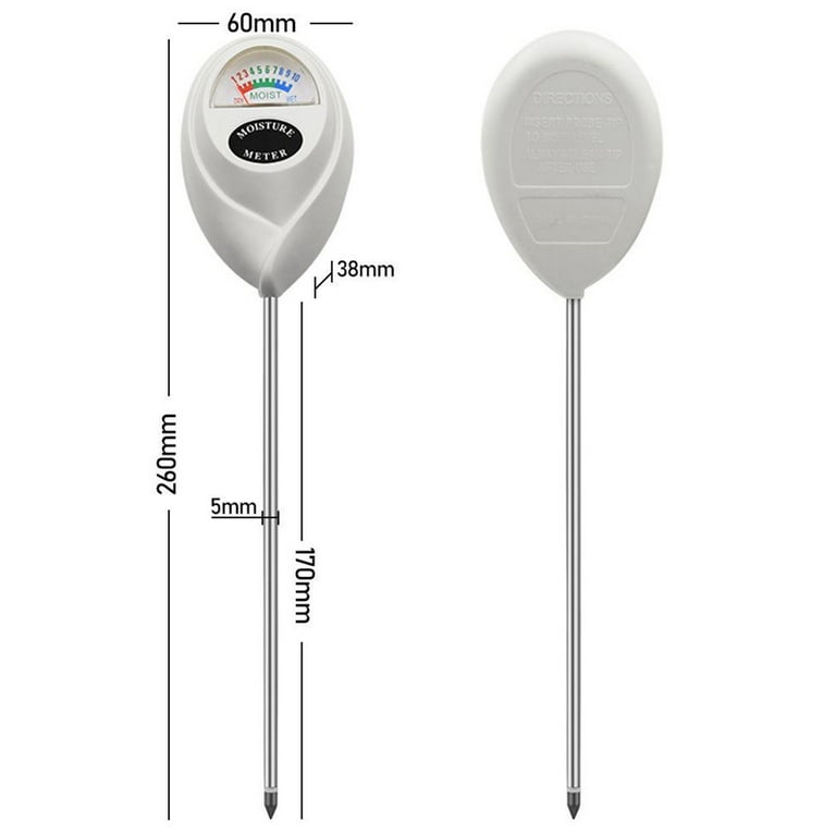 Soil Moisture Meter, Soil Hygrometer For Plants, Soil Water Gauge