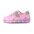 thumbnail image 4 of Tenis Niña Luces Led Moda Escolar Comodo PEQUEÑOS PASOS M-412 TALLA 20 CM ROSA, 4 of 5