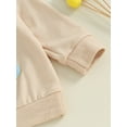 thumbnail image 5 of Big Little Sister Matching Outfit Toddler Baby Girl Big SIS Pullover Sweatshirt Infant LIL SIS Romper Fall Spring Clothes, 5 of 7