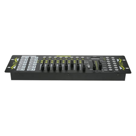 

1PC Stage Lamp Dimming Console DMX192 Console DMX512 Signal Console (Black)