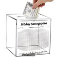 thumbnail image 2 of Daily Automatic Saving Money Box with Targets Amount Setting for Students and Professional Clear 365 Day Money Banks Jar, 2 of 8