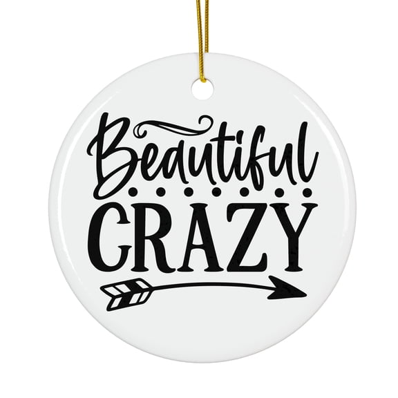 Beautiful Crazy Magical Season Treasure For Gifts And Surprises Hanging Round Ornament