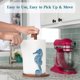 thumbnail image 4 of Soporte para toallas de papel YLOVAN Seahorse Beach House Decor, azul, 4 of 8