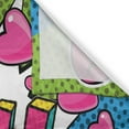 thumbnail image 3 of Ambesonne Kiss Me Kitchen Curtains, Retro Hearts Lipstick, 55"x39", Multicolor, 3 of 3