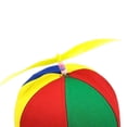thumbnail image 6 of Segolike Baseball Cap, Colorful Adjustable Cute Baseball Cap Rainbow Helicopter Propeller Hat Funny Clown Hat for School Girl Adult Boy - Blue brim, 6 of 10