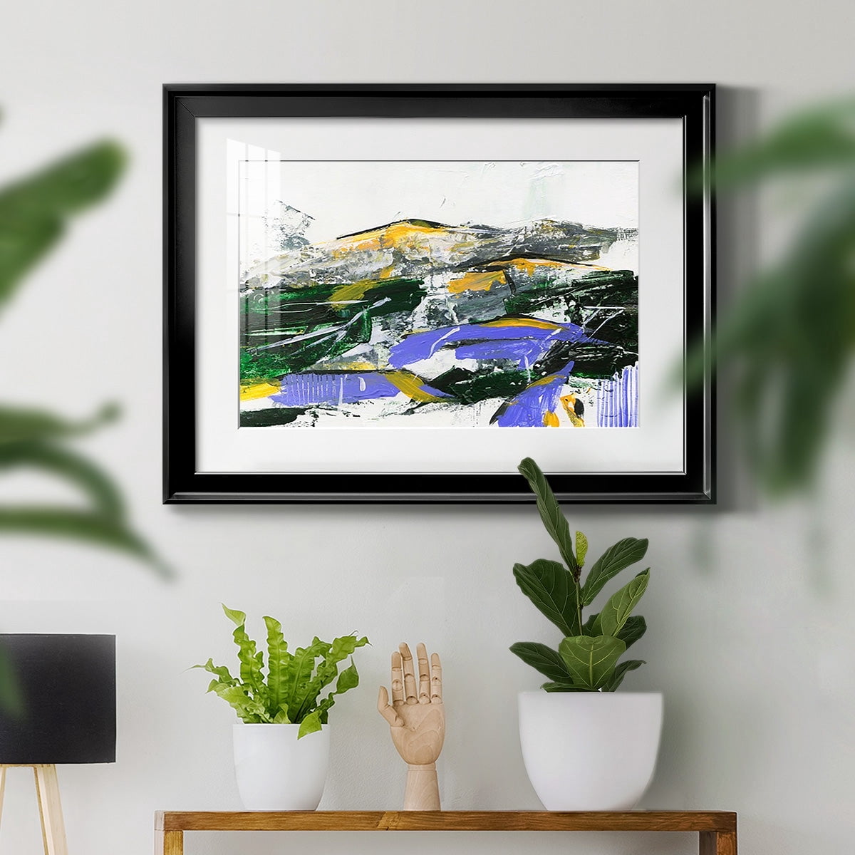 Silent Mountain II Premium Framed Print - Ready to Hang