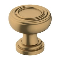 Amerock Ville 1-1/8 inch (29mm) Diameter Champagne Bronze Cabinet Knob, 10 Pack