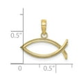 thumbnail image 3 of Finest Gold 10K Ichthus Charm, 3 of 3