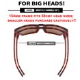 thumbnail image 2 of Gafas de Sol MAXJULI Z87 XXL Tamaño TR90 UV400 para Hombres, 2 of 6