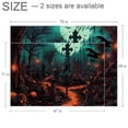 thumbnail image 2 of Cemetery Kitchen Mat | Polyester Floor Mat | Comfortable Standing Mat for Kitchen or Office | Easy to Clean, 2 of 6