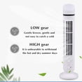 thumbnail image 4 of Portable Air Cooler Fan,Streamlined Tower Fan with LED,Powerful Wind,Space-Saving, Bladeless Design, USB Interface White, 4 of 7