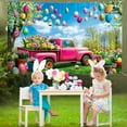 thumbnail image 3 of Cheapark Easter Photo Booth Backdrop Cloth with Egg and Bunny Designs Wrinkle-Resistant Portable Background for Indoor Outdoor Spring Party Decorations and Celebrations, 3 of 5
