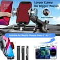 thumbnail image 7 of YOOVEE Car Phone Holder - Upgraded 360° Rotatable for Dashboard, Windshield & Air Vent Mount for 4.0"-7.0" Phones (iPhone, Google Pixel, Samsung Galaxy, Motorola, Huawei),Red, 7 of 7
