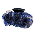 thumbnail image 2 of SPRING PARK Women Sweet Rose Flower Beads Decor Hair Claws Bow Hair Clips Headwear Hair Jewelry for Women Accessories, 2 of 8