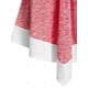 thumbnail image 4 of Camiseta de Manga Larga de Tie-dye Sin Aros con Dobladillo Rosegal  Mangas largas de talla grande, 4 of 5