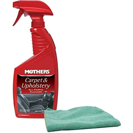 Mothers Carpet & Upholstery Cleaner Bundle with Microfiber Cloth (2 (Best Way To Clean Cloth Car Upholstery)