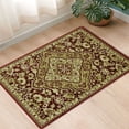 thumbnail image 1 of Haperlare Red Vintage Area Rug Small Entryway Doormat Rug Area Rug Non Slip Persian Area Rug Kitchen Rug Low Pile Distressed Carpet,2 x 3 feet, 1 of 4