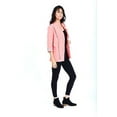 thumbnail image 2 of D-Design Women's Button Down 3/4 Sleeve Mandarin Collar Neck Knit Cardigan Sweater, 2 of 4