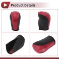 thumbnail image 4 of Cubierta de pomo de cambio antideslizante Unique Bargains para manija de cambio de coche, protector para Subaru Forester 2006-2012, negro y rojo, 4 of 7
