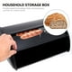 thumbnail image 5 of Caja de almacenamiento de pan de panadería Caja de almacenamiento multiusos Caja de pan doméstico (negro), 5 of 6