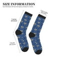 thumbnail image 3 of Vsdgher Raccoon blue point Unisex Crew Socks Lightweight Breathable Ventilation Ankle Socks, Mid-calf socks for Daily, 3 of 7