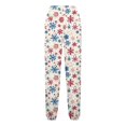 thumbnail image 4 of LEBONYARD Pants for Women Flowy Drawstring Waist Wide Leg,Womens Pants Clearance Cargo,Women's Casual Trousers Printing Drawstring Pants Waist Long Pants Sweatpants with Pocket Multicolor S, 4 of 5