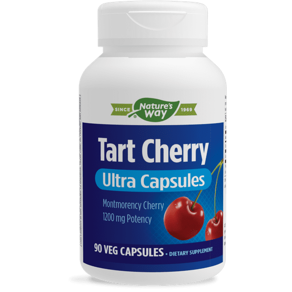 Nature's Way Tart Cherry Ultra Vegetarian Capsules, 1,200 mg per serving, 90 Count