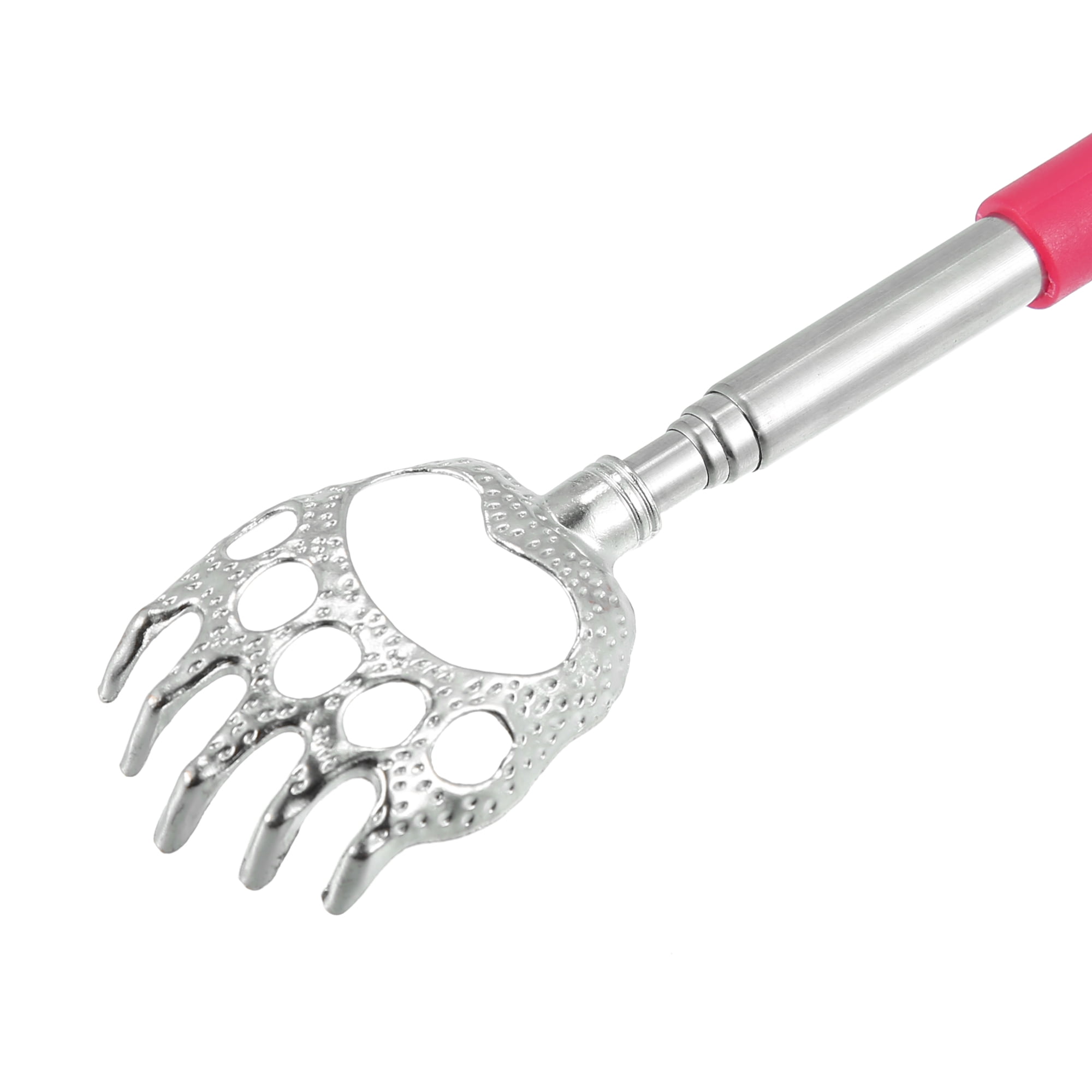Unique Bargains 2 Pcs Extendable Claw Stainless Steel Pink