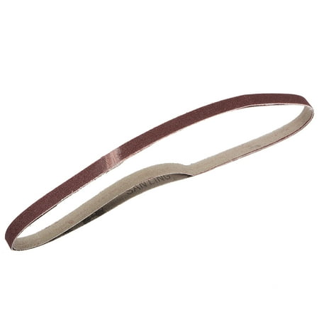 

3/8 x 21 (9mm x 533mm) Sanding Belt 120 Grit Aluminum Oxide 2pcs