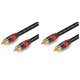 thumbnail image 4 of 4X Cable de Audio Digital RCA Estéreo Premium RCA Una RCA Cable Coaxial SPDIF Altavoz Macho Cable, 4 of 5