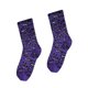 thumbnail image 3 of Minnieouse Calcetines femeninos con personalidad de otoño e invierno calcetines de Color neutro con estampado de leopardo de algodón Medias púrpura, 3 of 5