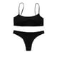 thumbnail image 3 of Trajes de Baño Mujer Conjunto de Bikini Bandeau Con Push-Up Para Mujer, Traje de Baño Brasileño de Cintura Alta Para Playa, Tankini Con Parte Superior E Inferior, 3 of 4
