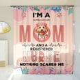 thumbnail image 3 of I'm a Goldendoodle Mom and a Registered Nurse Nothing Scares Me Shower Curtain Doodle Dog Lover Gifts Idea Waterproof Bathroom Bathtub Curtain - 00002, 3 of 5